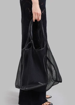 The Frankie Shop 3.1 Phillip Lim Mesh Market Tote Black Outlet