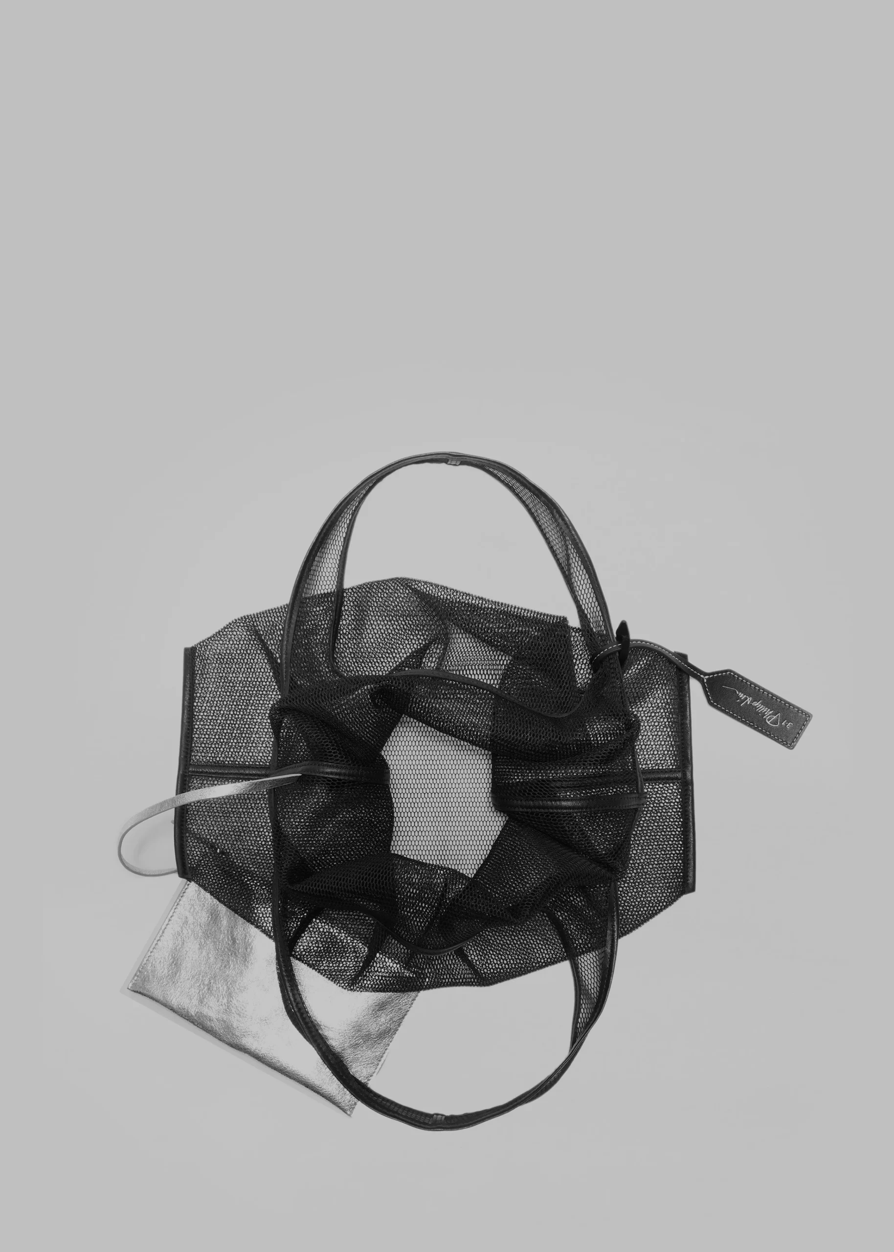 The Frankie Shop 3.1 Phillip Lim Mesh Market Tote Black Outlet