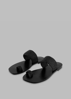 The Frankie Shop A.Emery Carmen Sandal Black New