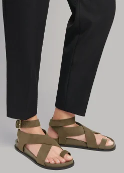 The Frankie Shop A.Emery Jalen Sandal Hazel Suede Best