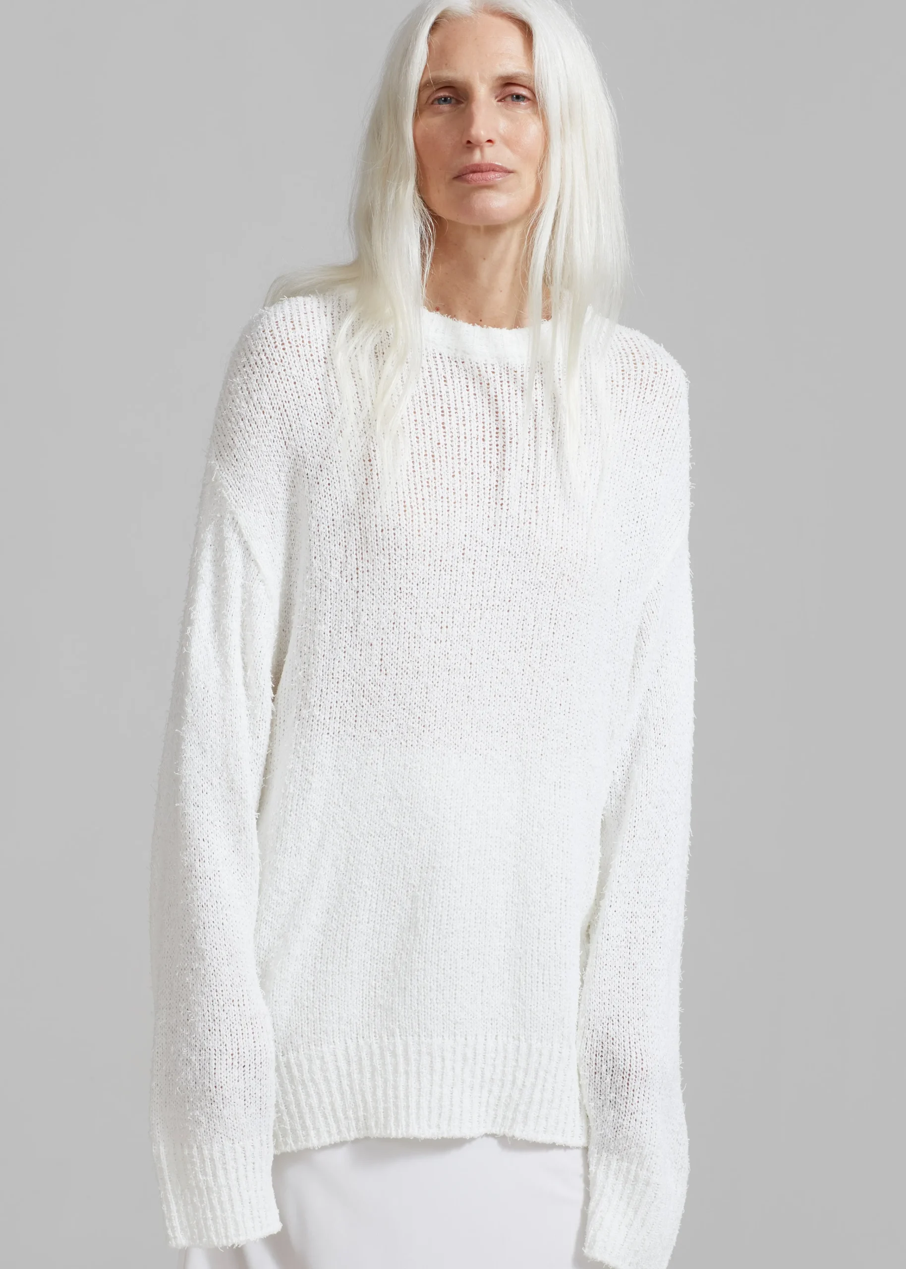 The Frankie Shop Ahine Sweater White Hot