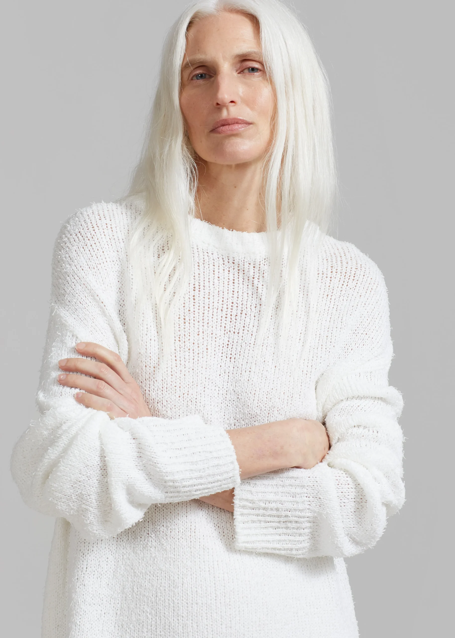 The Frankie Shop Ahine Sweater White Hot