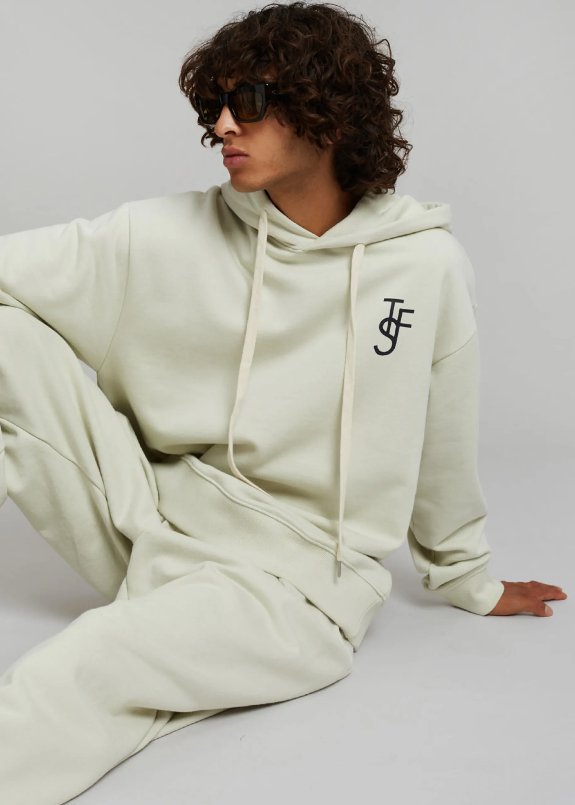 The Frankie Shop Alec Pleated Jogger Pants Beige Discount