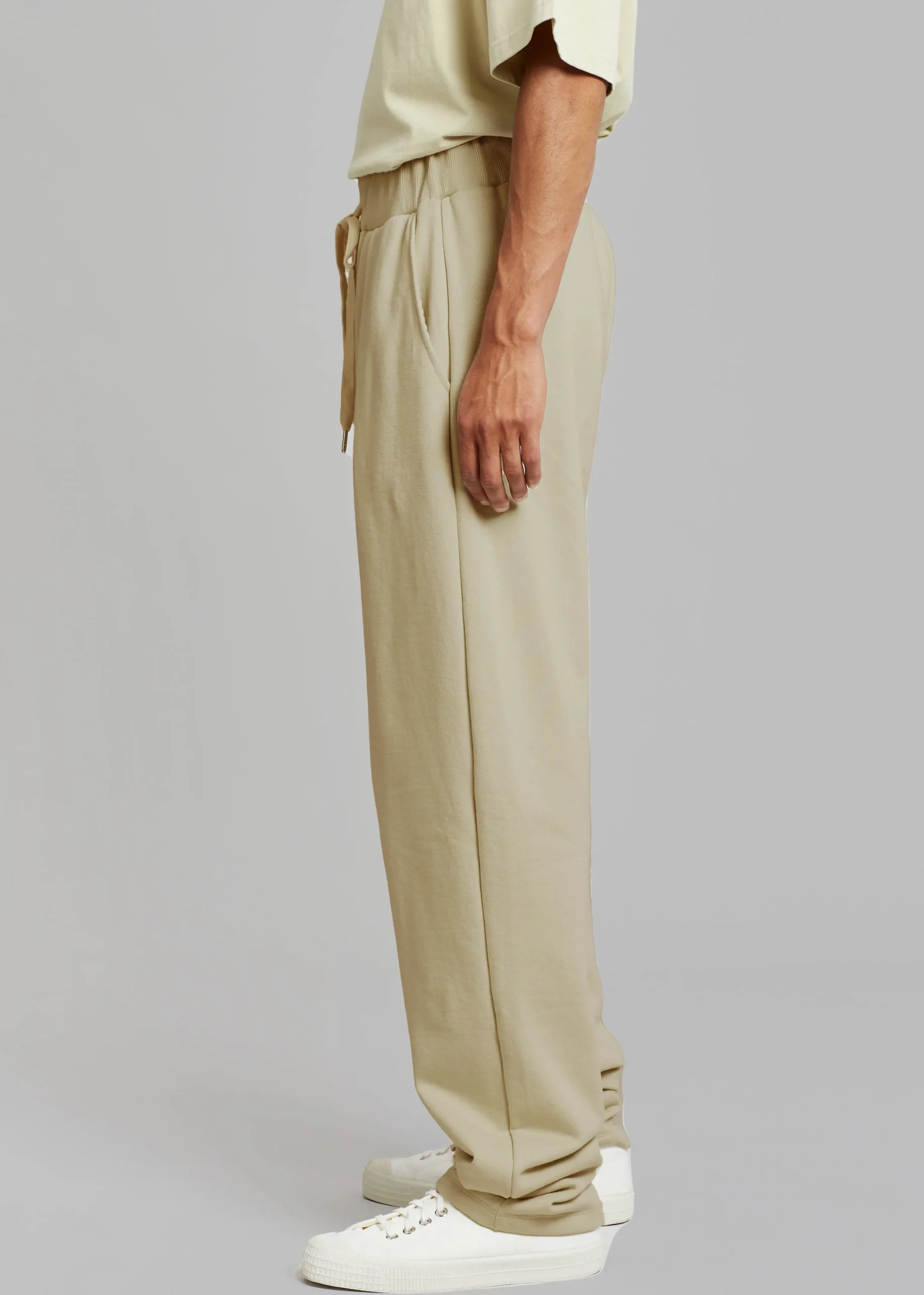 The Frankie Shop Alec Pleated Jogger Pants Olive New