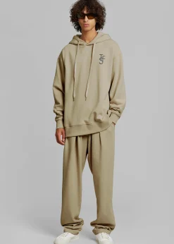 The Frankie Shop Alec Tfs Hoodie Olive Outlet