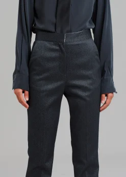 The Frankie Shop Alix Bootcut Pant Lurex Grey Clearance