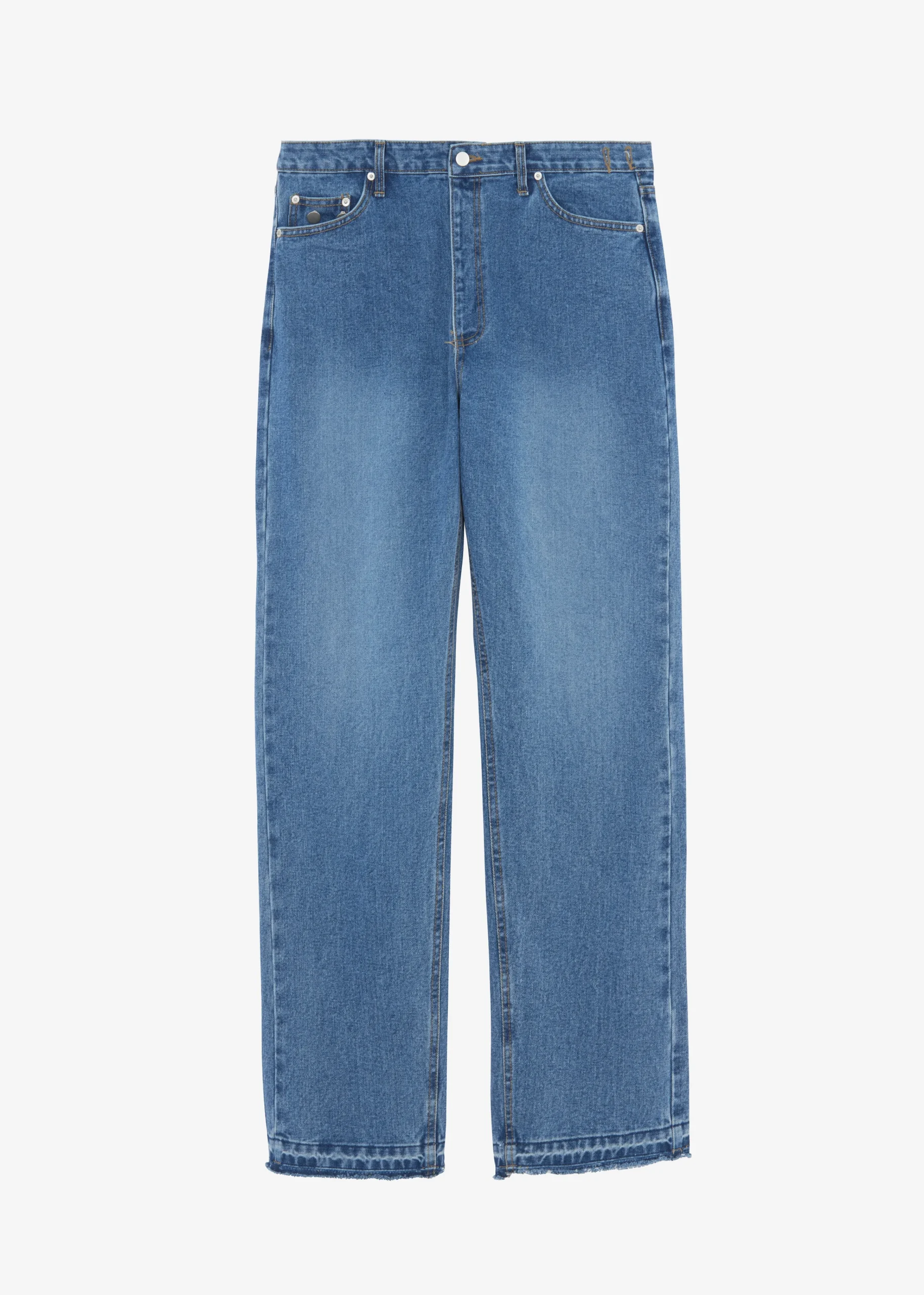 The Frankie Shop Andrea Denim Pants Medium Wash Discount