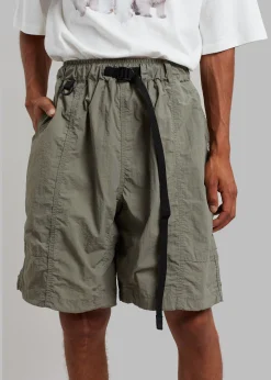 The Frankie Shop Arel Buckle Shorts Olive Outlet