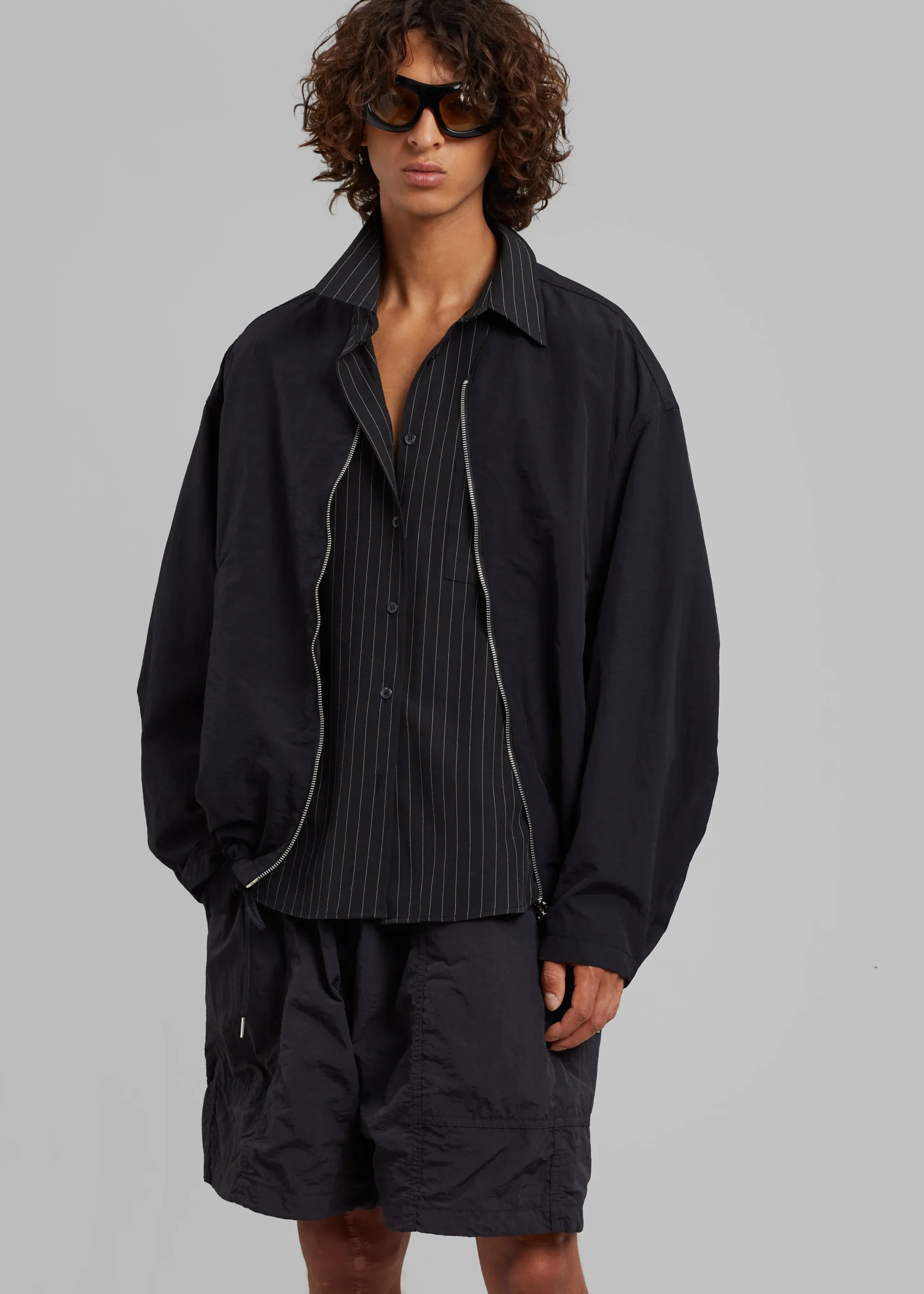 The Frankie Shop Arel Zipper Jacket Black Best