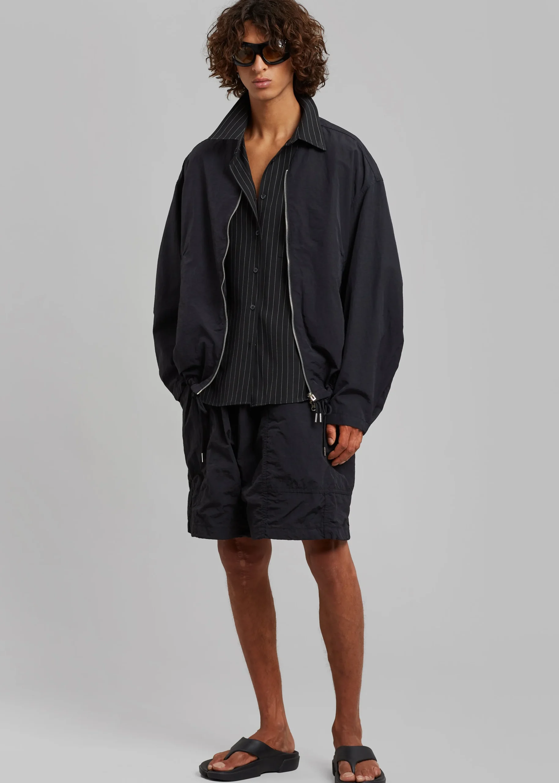 The Frankie Shop Arel Zipper Jacket Black Best