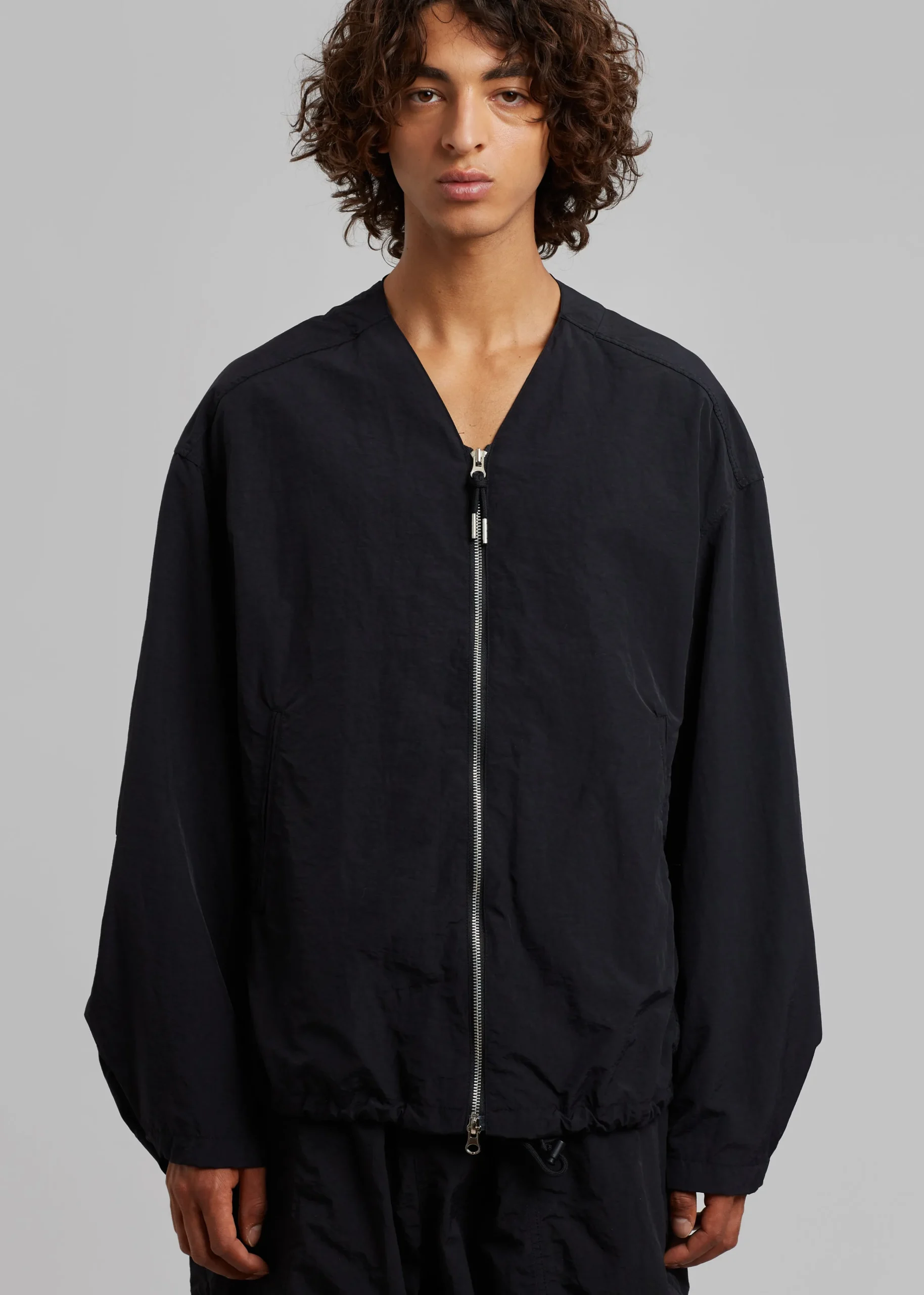 The Frankie Shop Arel Zipper Jacket Black Best
