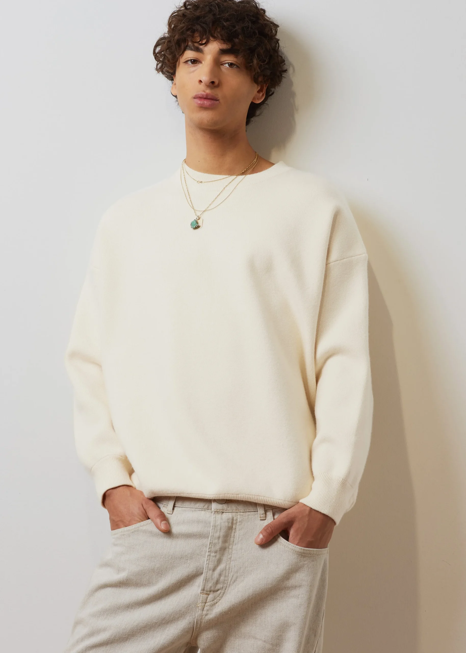 The Frankie Shop Arne Sweater Cream Clearance