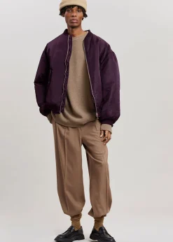 The Frankie Shop Astra Bomber Jacket Royal Purple Outlet