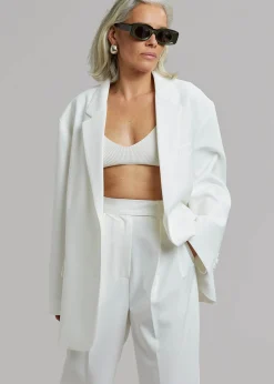 The Frankie Shop Bea Blazer White Sale