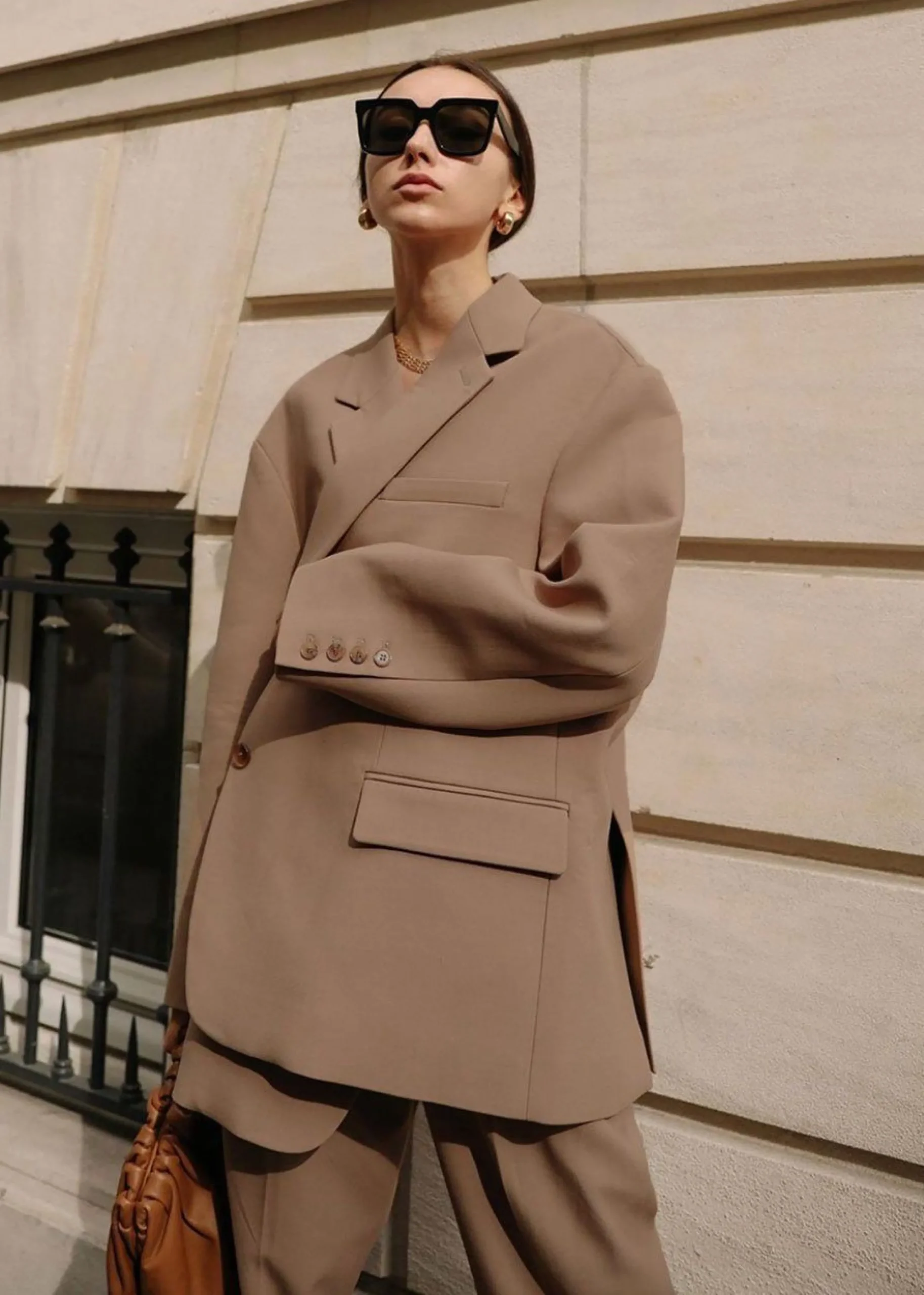 The Frankie Shop Bea Blazer Latte New