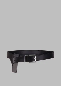 The Frankie Shop Beaufille 24/7 Belt Black New