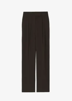 The Frankie Shop Beo Suit Pants Dark Espresso Outlet