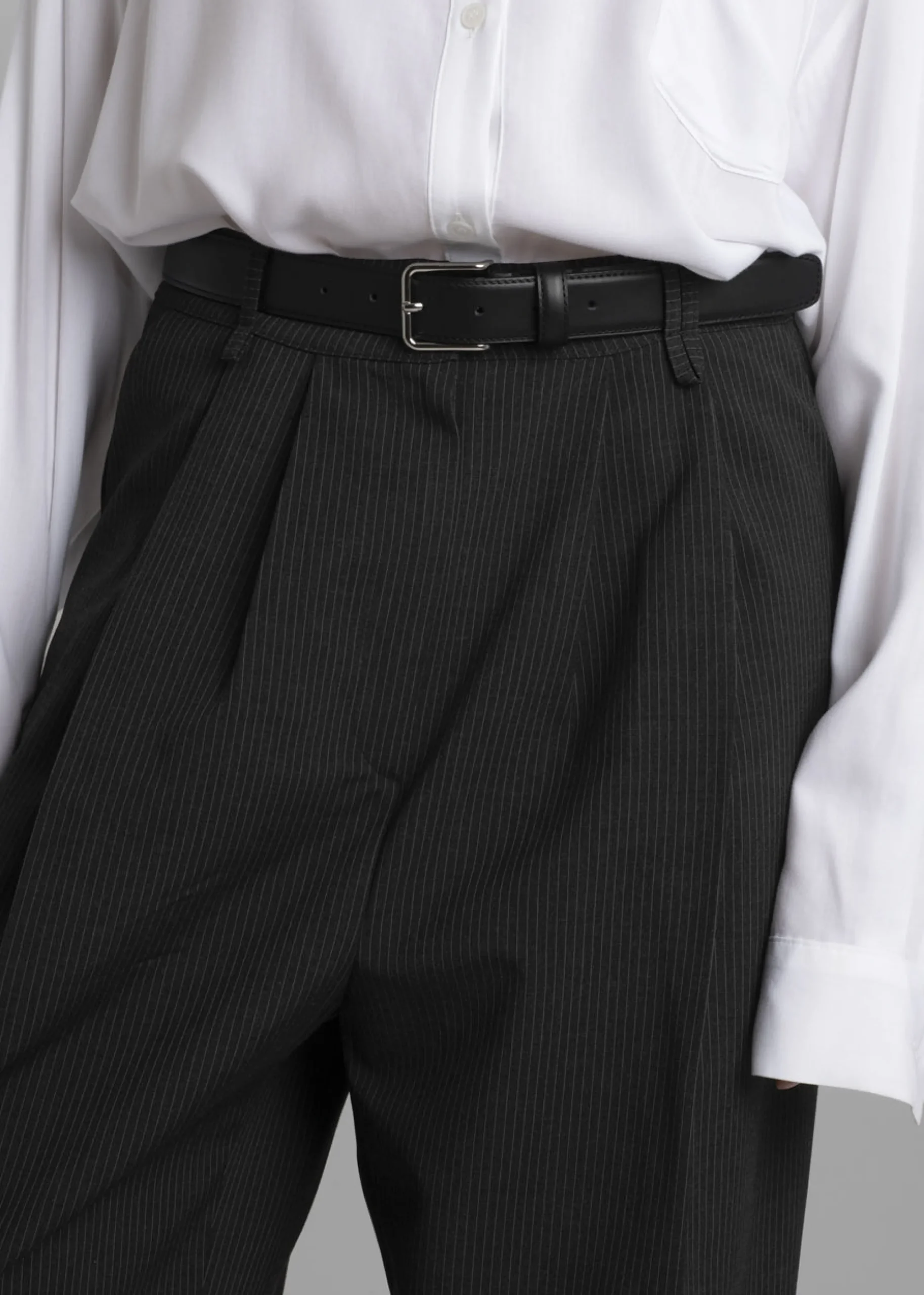 The Frankie Shop Bram Pants Charcoal