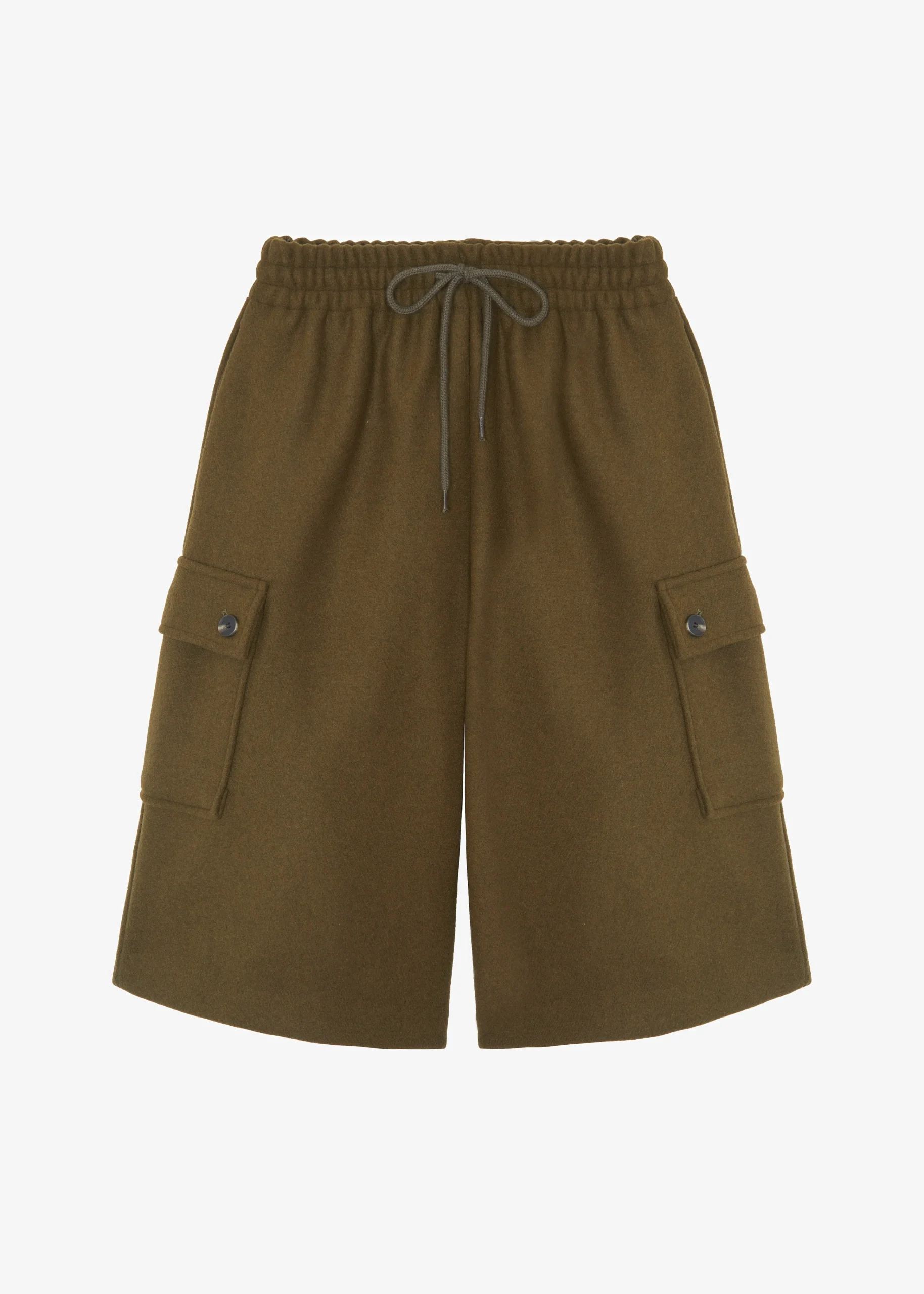 The Frankie Shop Bristol Cargo Shorts Olive New