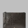 The Frankie Shop By Malene Birger Aya Leather Purse Dusty Brown Online