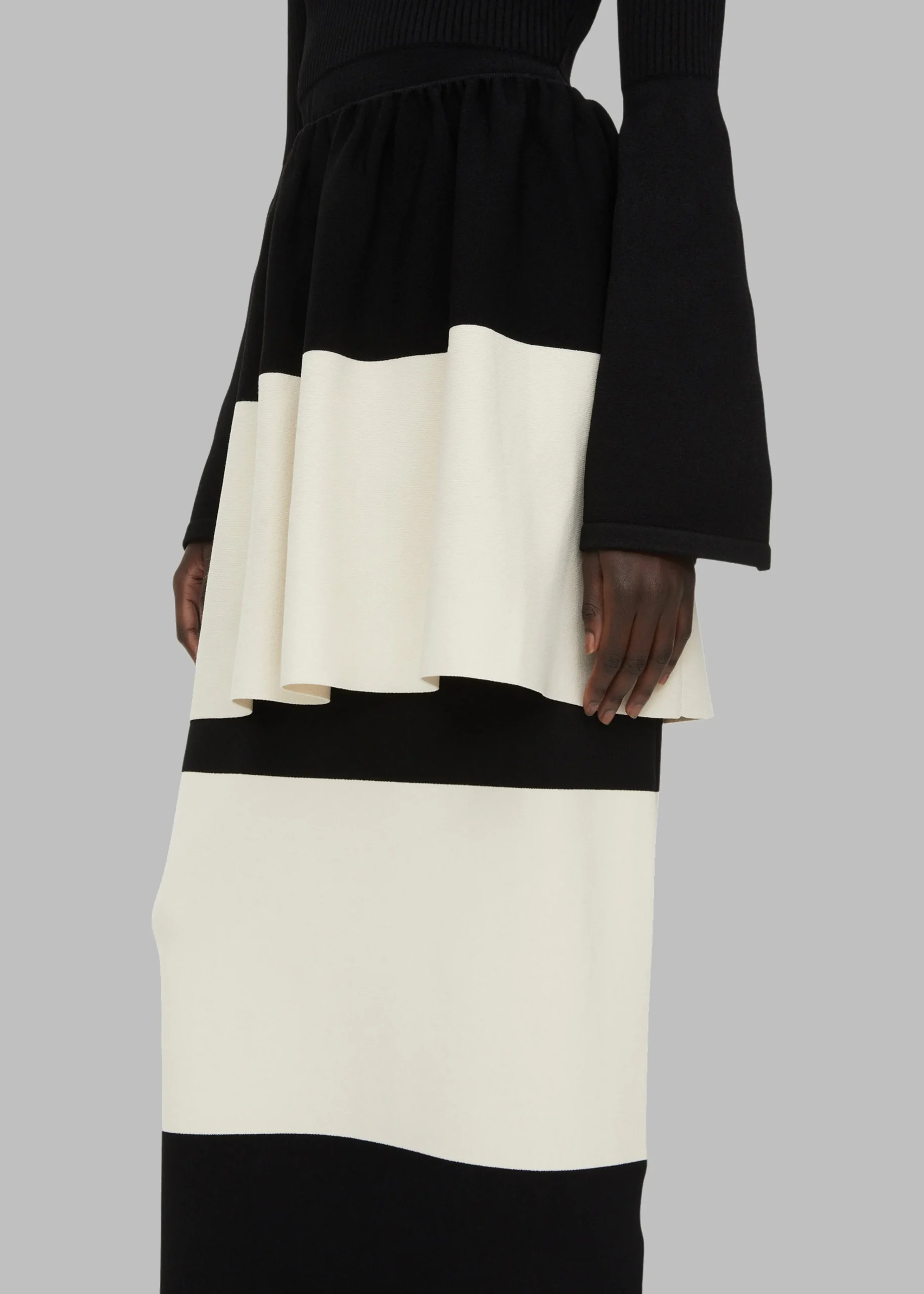 The Frankie Shop By Malene Birger Evora Skirt Block Stripe