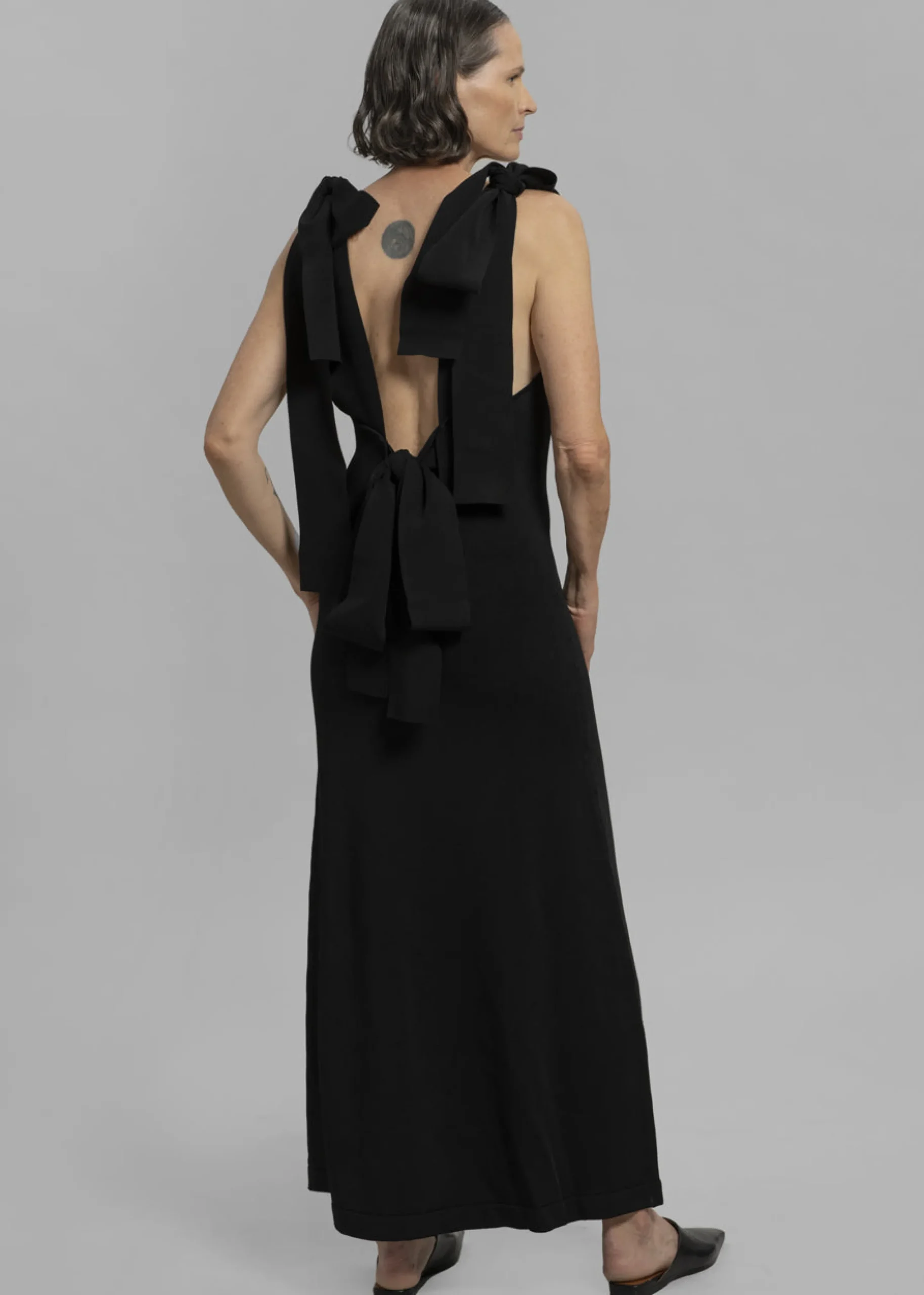 The Frankie Shop By Malene Birger Meira Dress Black New