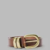 The Frankie Shop By Malene Birger Zoira Belt Dark Brown