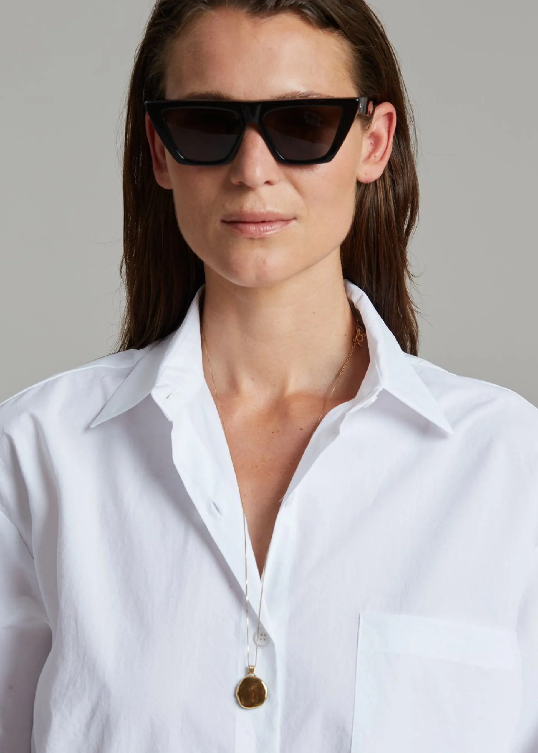 The Frankie Shop Cala Organic Cotton Shirt Dress White Sale