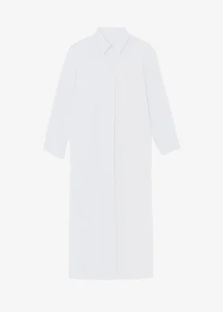 The Frankie Shop Cala Organic Cotton Shirt Dress White Sale
