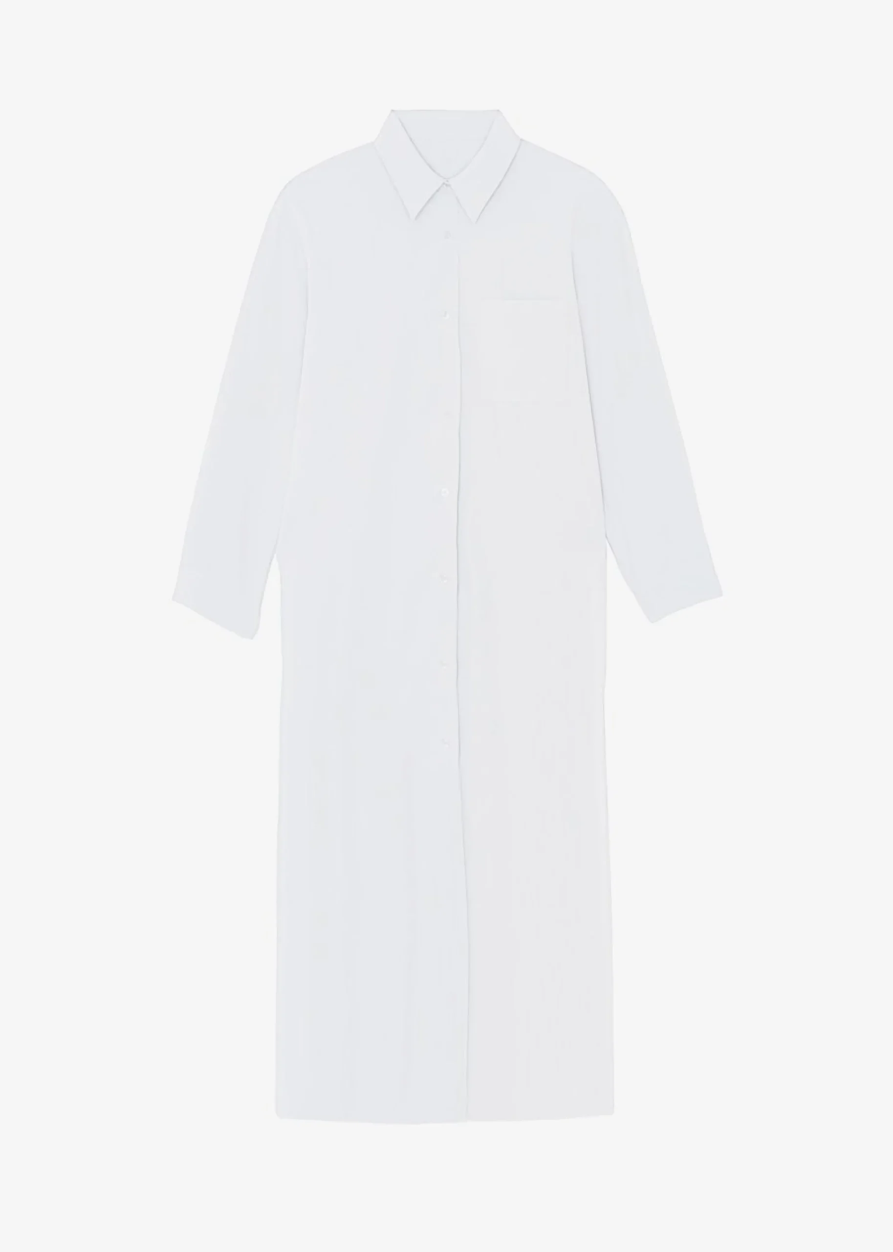 The Frankie Shop Cala Organic Cotton Shirt Dress White Sale