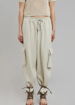 The Frankie Shop Chava Cargo Joggers Birch New