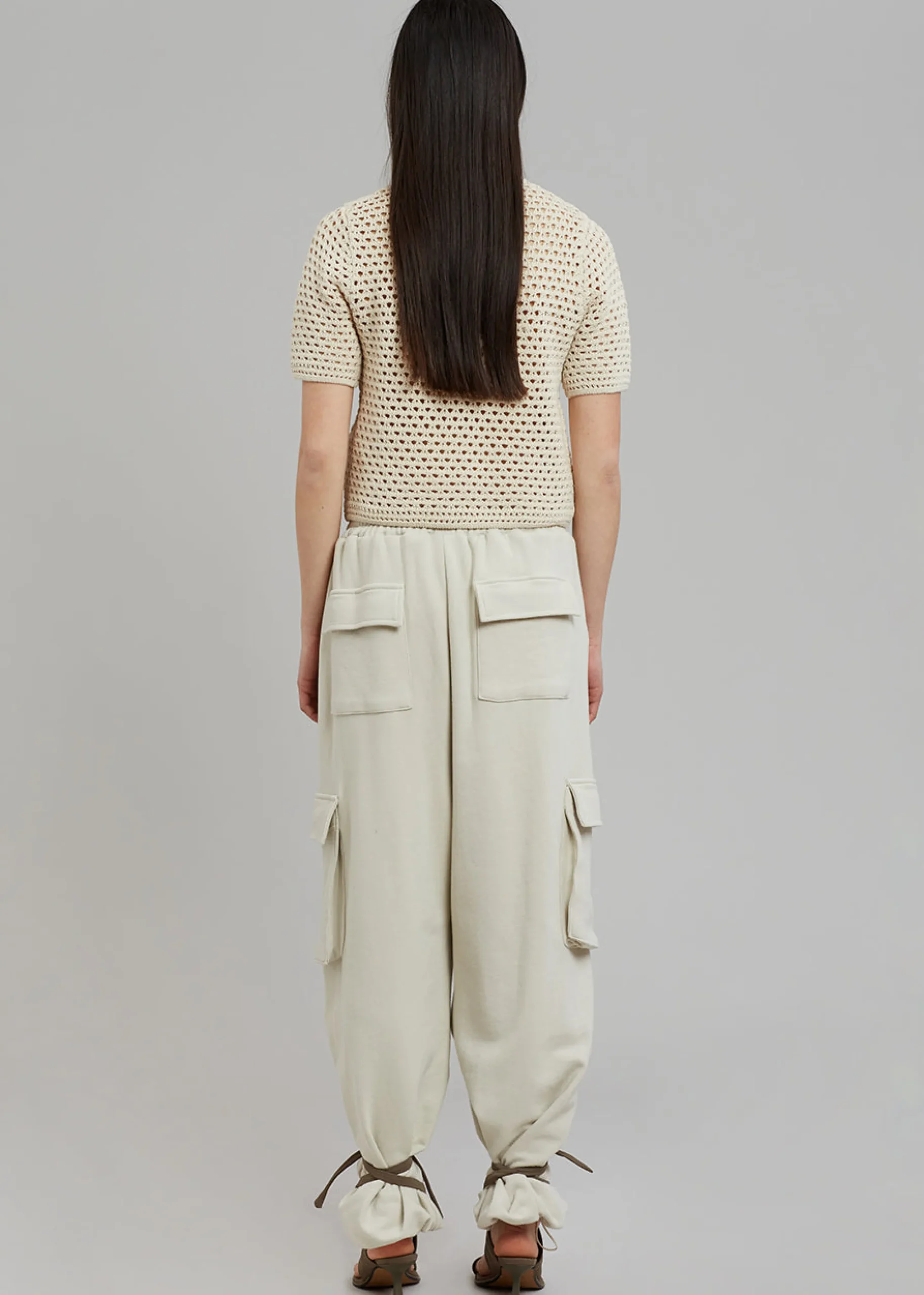 The Frankie Shop Chava Cargo Joggers Birch New