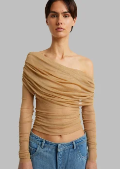 The Frankie Shop Christopher Esber Veiled Top Tannin Clearance