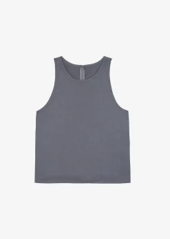 The Frankie Shop Clay Sleeveless Top Grey Discount