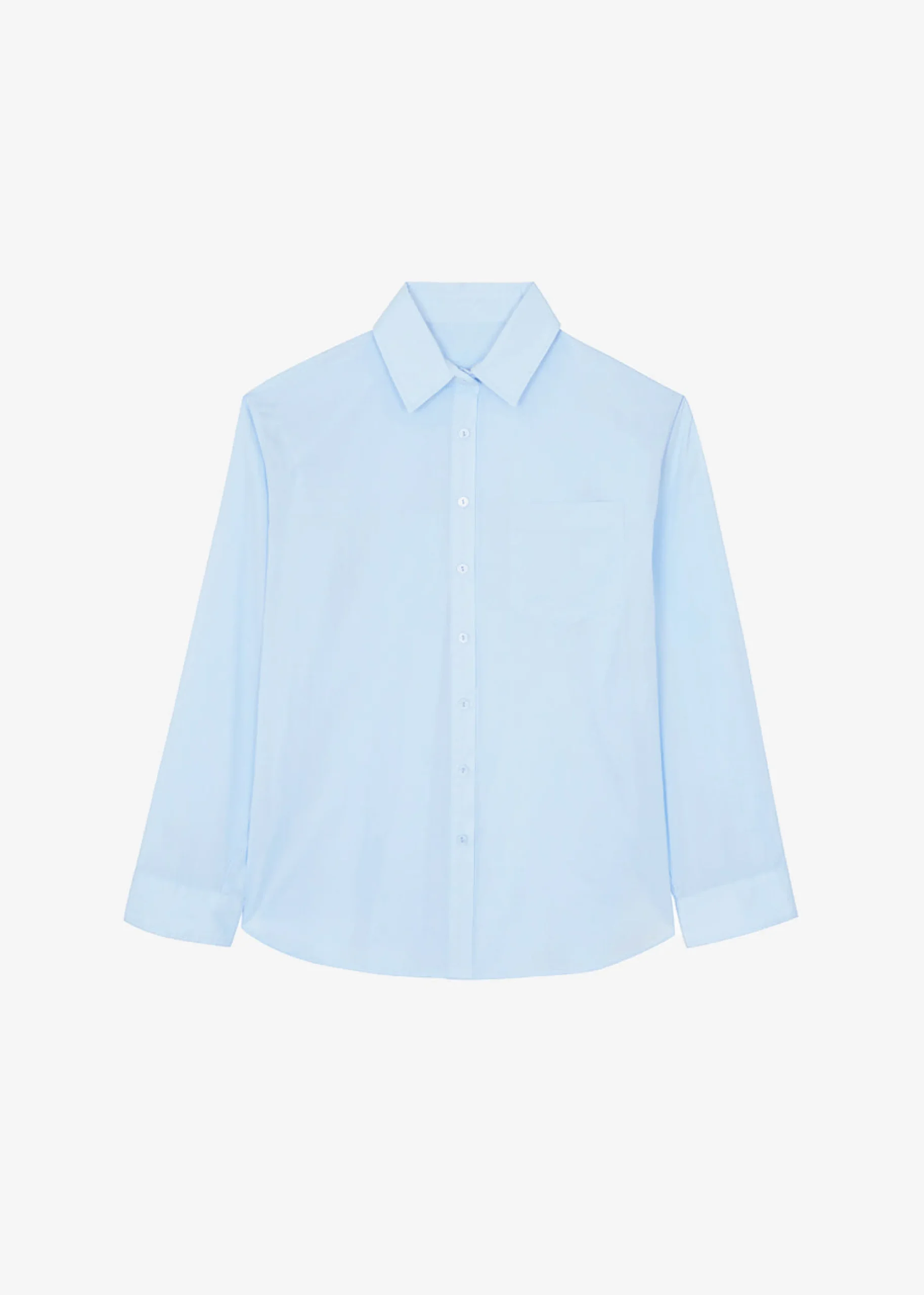 The Frankie Shop Cleia Shirt Light Blue