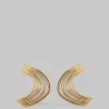 The Frankie Shop Completedworks Leaving An Art Lovers' Movie Club Earrings Gold Discount