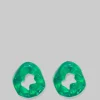 The Frankie Shop Completedworks Scrunch Bio-Resin Earrings Green Online