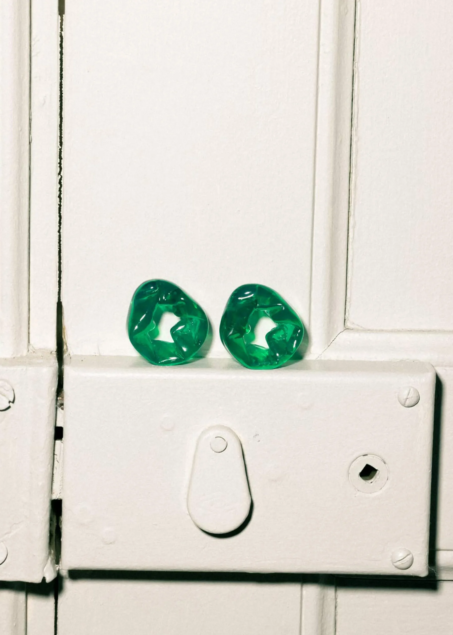 The Frankie Shop Completedworks Scrunch Bio-Resin Earrings Green Online