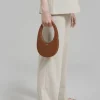 The Frankie Shop Coperni Crossbody Mini Swipe Bag Camel Online