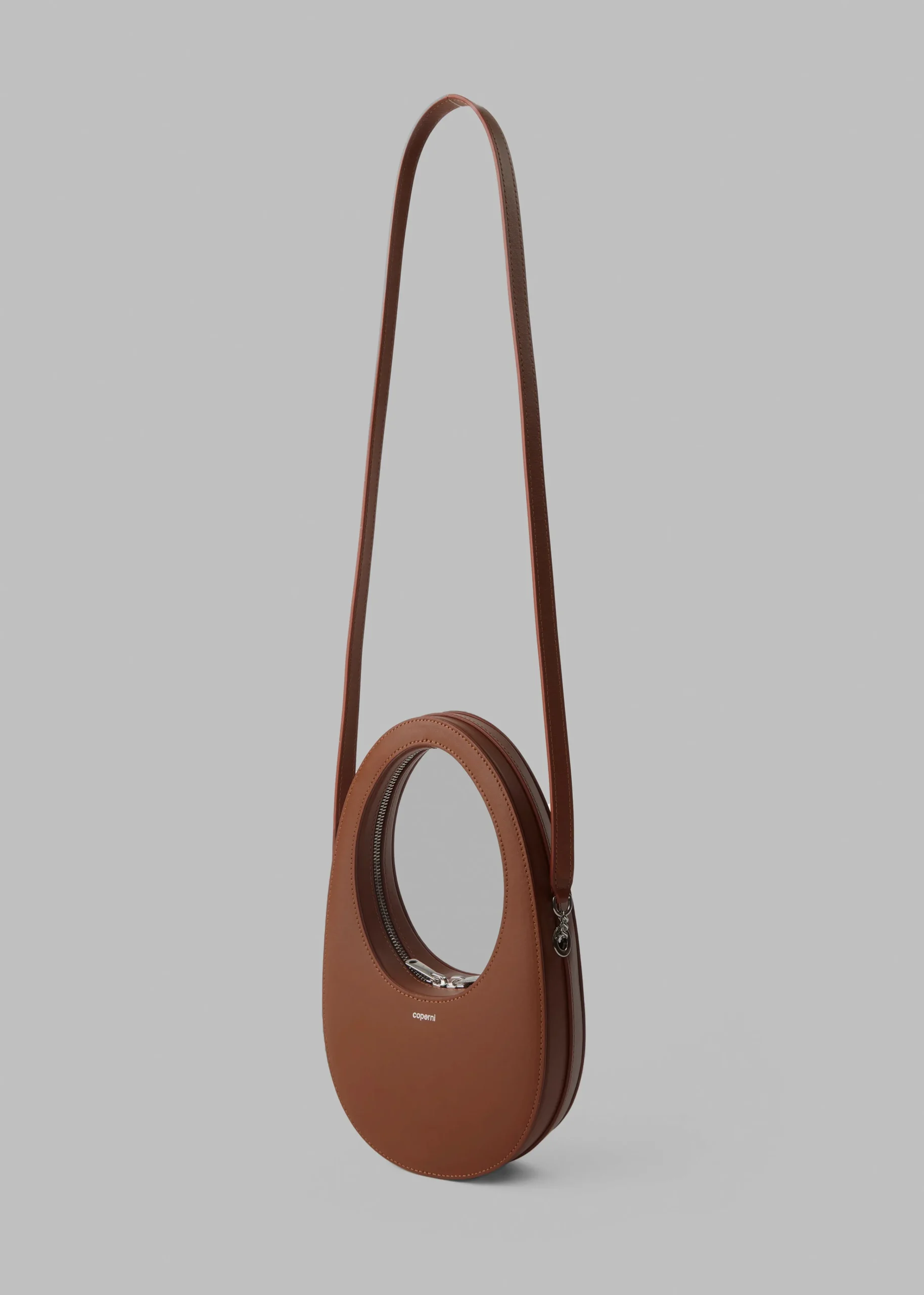 The Frankie Shop Coperni Crossbody Mini Swipe Bag Camel Online