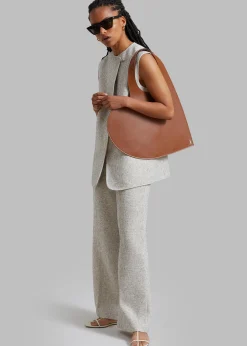 The Frankie Shop Coperni Heart Tote Bag Camel Outlet