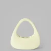 The Frankie Shop Coperni Patent Baguette Swipe Bag Light Yellow Online