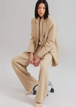 The Frankie Shop Corrin Blazer Beige Hot