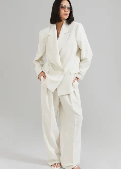 The Frankie Shop Corrin Blazer Ivory New
