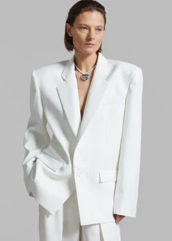 The Frankie Shop Della Pearl Necklace White Sale