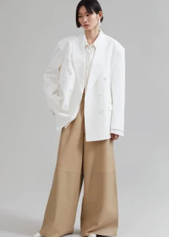 The Frankie Shop Demi Blazer White Clearance