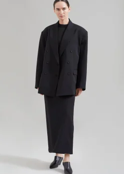 The Frankie Shop Demi Blazer Black New