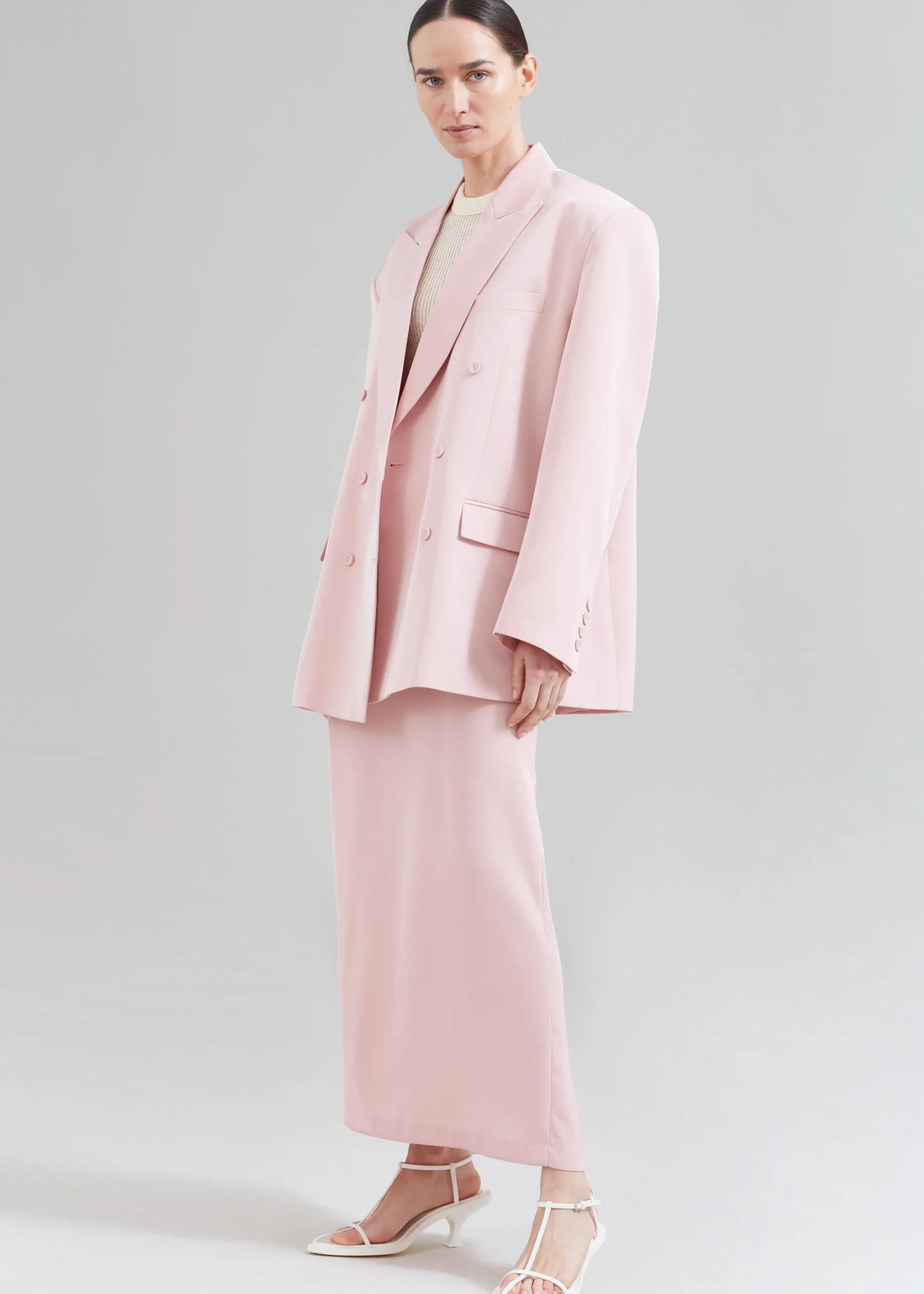 The Frankie Shop Demi Blazer Pink Clearance