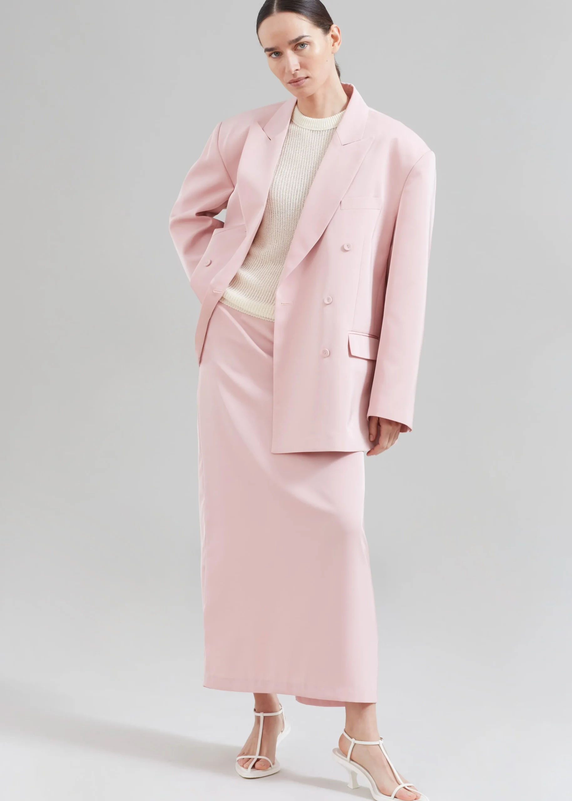 The Frankie Shop Demi Blazer Pink Clearance
