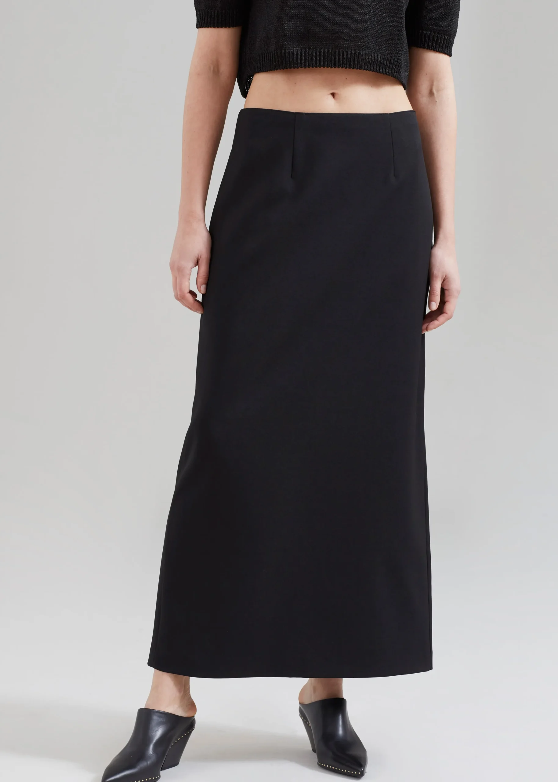 The Frankie Shop Demi Pencil Skirt Black Best